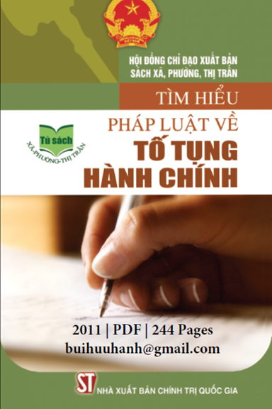 Tìm Hiểu Pháp Luật Về Tố Tụng Hành Chính (NXB Chính Trị 2011) - Đinh Văn Minh, 244 Trang