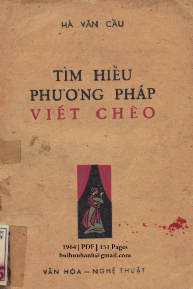 Tìm Hiểu Phương Pháp Viết Chèo (NXB Văn Hóa Văn Nghệ 1964) - Hà Văn Cầu, 151 Trang