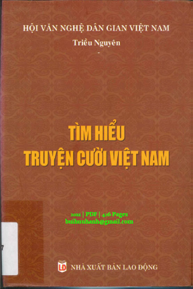 Tìm Hiểu Truyện Cười Việt Nam (NXB Lao Động 2011) - Triều Nguyên, 426 Trang