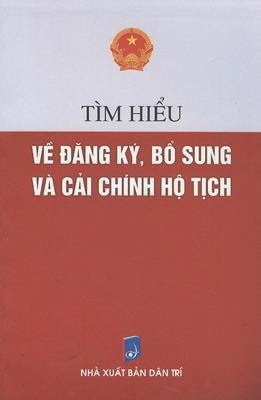 Tìm Hiểu Về Đăng Ký, Bổ Sung Và Cải Chính Hộ Tịch (NXB Dân Trí 2010) - Hải Linh, 174 Trang
