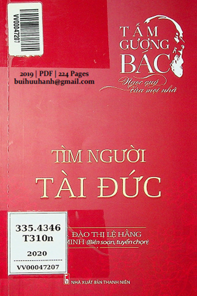 Tìm Người Tài Đức (NXB Thanh Niên 2019) - Đào Thị Lệ Hằng, 224 Trang