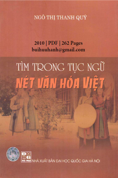 Tìm Trong Tục Ngữ Nét Văn Hóa Việt (NXB Đại Học Quốc Gia 2010) - Ngô Thị Thanh Quý, 262 Trang