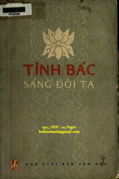 Tình Bác Sáng Đời Ta (NXB Văn Hóa 1975) - La Thăng, 175 Trang