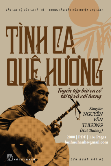 Tình Ca Quê Hương (NXB Trẻ 2000) - Nguyễn Văn Thương, 116 Trang
