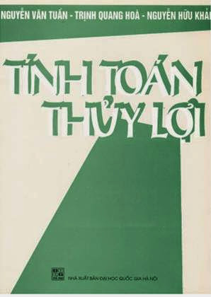 Tính Toán Thủy Lợi (NXB Đại Học Quốc Gia 2001) - Nguyễn Văn Tuần, 196 Trang