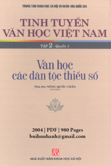 Tinh Tuyển Văn Học Việt Nam Tập 2 Quyển 1 (NXB Khoa Học Xã Hội 2004) - Nông Quốc Chấn, 980 Trang