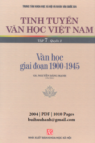 Tinh Tuyển Văn Học Việt Nam Tập 7 Quyển 2 (NXB Khoa Học Xã Hội 2004) - Nguyễn Đăng Mạnh, 1010 Trang