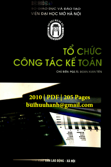 Tổ Chức Công Tác Kế Toán (NXB Lao Động Xã Hội 2010) - Đoàn Xuân Tiên, 205 Trang