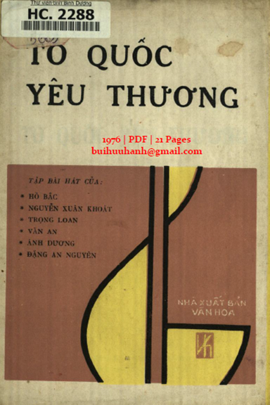 Tổ Quốc Yêu Thương (NXB Văn Hóa 1976) - Hồ Bắc, 21 Trang