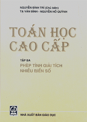 Toán Học Cao Cấp Tập 3 (NXB Giáo Dục 2006) - Nguyễn Đình Trí, 276 Trang