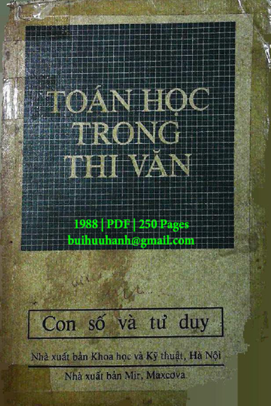 Toán Học Trong Thi Văn (NXB Khoa Học Kỹ Thuật 1988) - Lê Hoài Nam, 250 Trang
