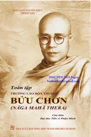 Toàn Tập Trưởng Lão Hòa Thượng Bửu Chơn (NXB Tổng Hợp 2016) - Thiện Minh, 833 Trang