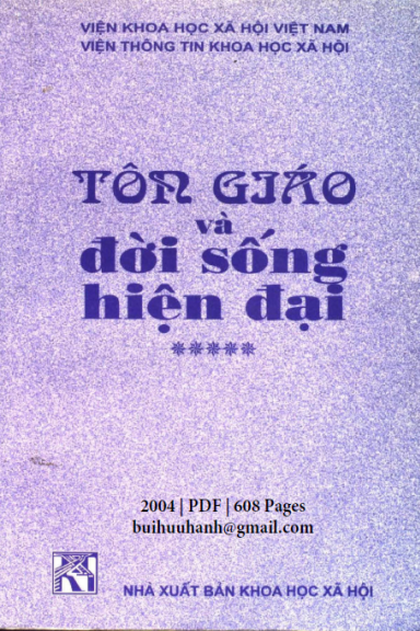 Tôn Giáo Và Đời Sống Hiện Đại Tập 5 (NXB Khoa Học Xã Hội 2004) - Võ Kim Quyên, 608 Trang