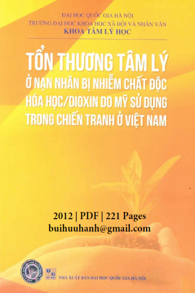 Tổn Thương Tâm Lý (NXB Đại Học Quốc Gia 2012) - Nguyễn Hữu Thụ, 221 Trang