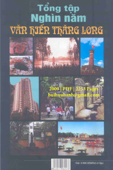 Tổng Tập Nghìn Năm Văn Hiến Thăng Long Tập 4 (NXB Văn Hóa Thông Tin 2009) - Đặng Vũ Khiêu