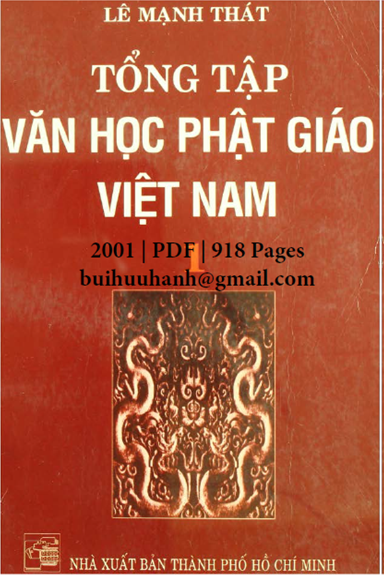 Tổng Tập Văn Học Phật Giáo Việt Nam Tập 1 (NXB Tổng Hợp 2001) - Lê Mạnh Thát, 918 Trang