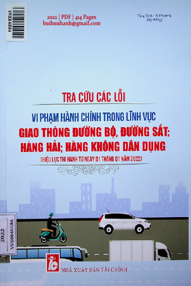 Tra Cứu Các Lỗi Vi Phạm Hành Chính Trong Lĩnh Vực Giao Thông Đường Bộ, Đường Sắt, Hàng Hải