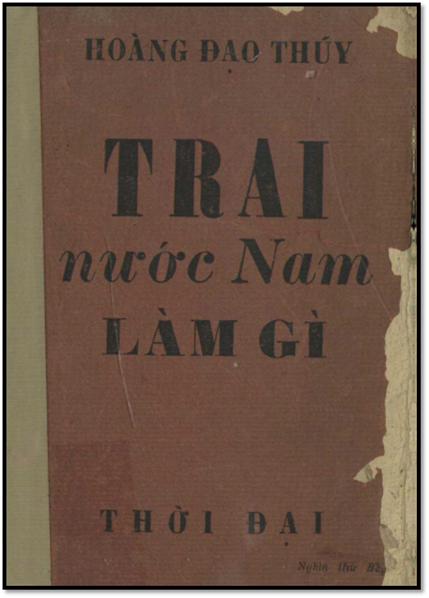 Trai Nước Nam Làm Gì (NXB Thời Đại 1945) - Hoàng Đạo Thúy, 130 Trang