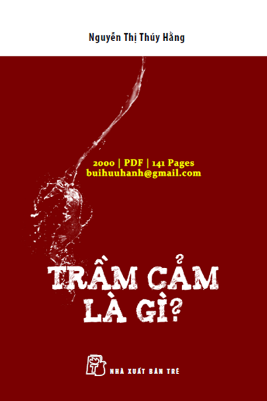 Trầm Cảm Là Gì (NXB Trẻ 2000) - Nguyễn Thị Thúy Hằng, 141 Trang