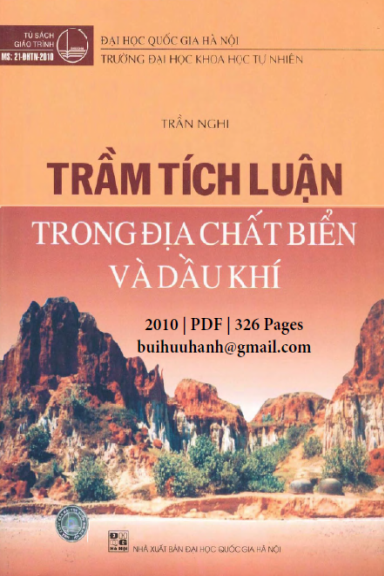 Trầm Tích Luận Trong Địa Chất Biển Và Dầu Khí (NXB Đại Học Quốc Gia 2010) - Trần Nghi, 326 Trang