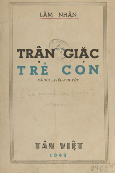 Trận Giặc Trẻ Con (NXB Tân Việt 1949) - Lâm Nhân, 148 Trang