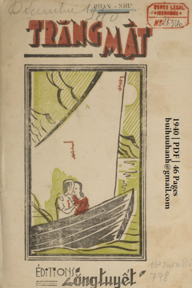 Trăng Mật (NXB Lăng Tuyết 1940) - Phan Như, 46 Trang