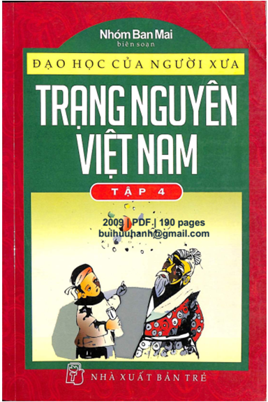 Trạng Nguyên Việt Nam Tập 4 (NXB Trẻ 2009) - Nhiều Tác Giả, 190 Trang