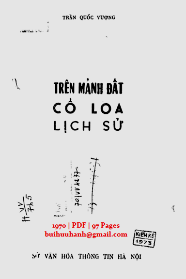 Trên Mảnh Đất Cổ Loa Lịch Sử (NXB Hà Nội 1970) - Trần Quốc Vượng, 97 Trang