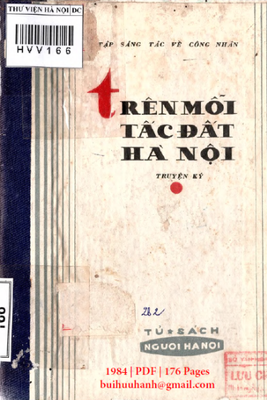 Trên Mỗi Tấc Đất Hà Nội (NXB Hà Nội 1982) - Trúc Cương, 176 Trang
