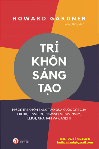 Trí Khôn Sáng Tạo (NXB Tri Thức 2022) - Howard Gardner, 584 Trang