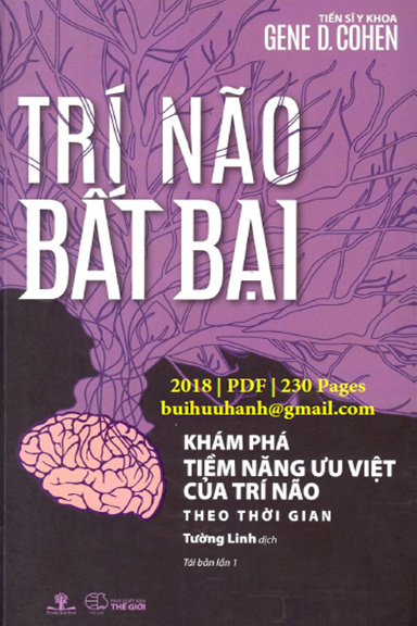 Trí Não Bất Bại (NXB Thế Giới 2018) - Gene D. Cohen, 230 Trang