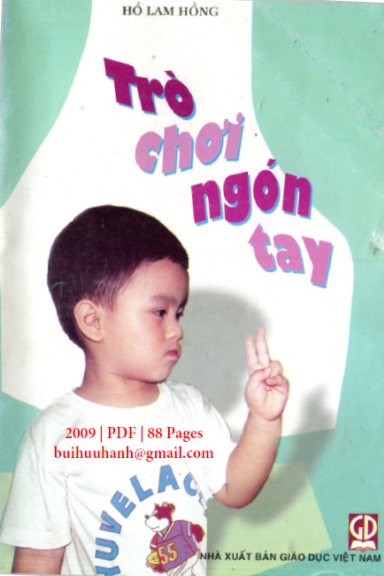 Trò Chơi Ngón Tay (NXB Giáo Dục 2009) - Hồ Lam Hồng, 88 Trang