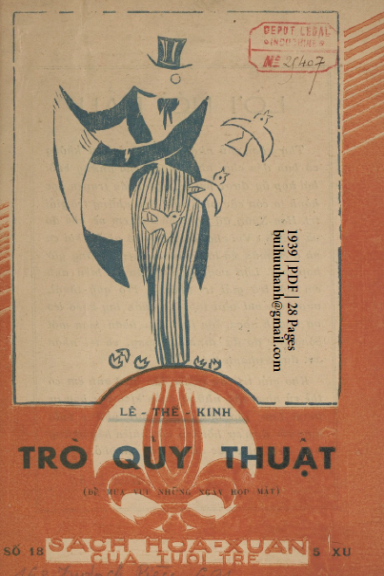 Trò Quỷ Thuật (NXB Thẳng Tiến 1939) - Lê Thế Kinh, 28 Trang