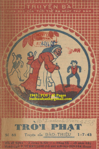 Trời Phạt (NXB Tân Dân 1943) - Đào Thiệu, 40 Trang