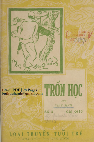 Trốn Học (NXB Văn Hồng 1942) - Việt Sinh, 28 Trang