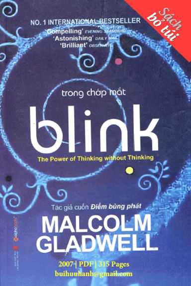 Trong Chớp Mắt (NXB Lao Động Xã Hội 2007) - Malcolm Gladwell, 315 Trang