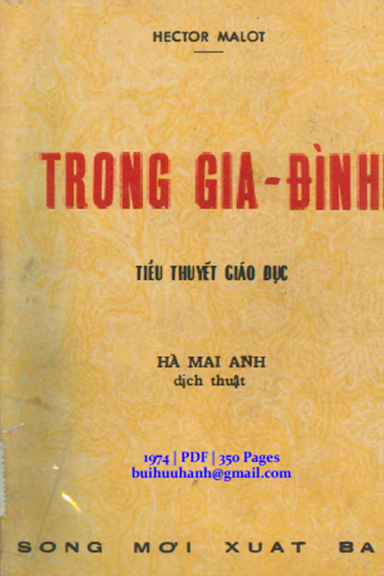 Trong Gia Đình (NXB Sống Mới 1967) - Hector Malot, 350 Trang