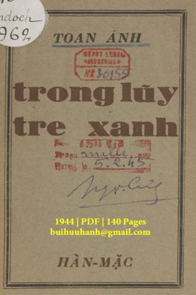 Trong Lũy Tre Xanh (NXB Hàn Mặc 1944) - Toan Ánh, 140 Trang