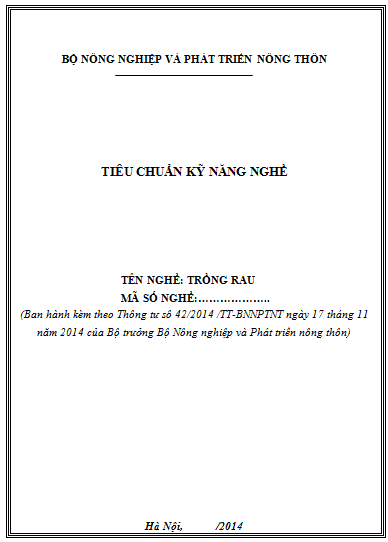 Trồng Rau (NXB Hà Nội 2014) - Đỗ Văn Chung, 270 Trang