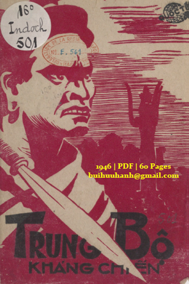 Trung Bộ Kháng Chiến (NXB Quốc Tế 1946) - Hoài Tân, 60 Trang