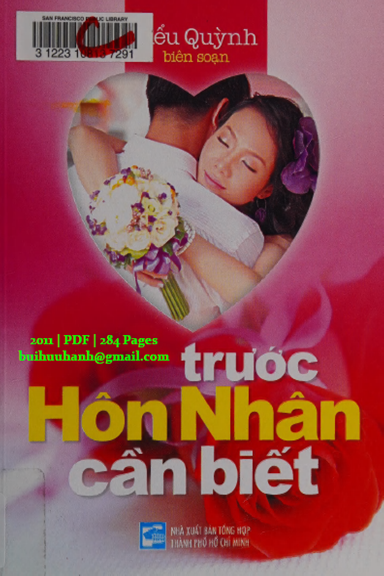 Trước Hôn Nhân Cần Biết (NXB Tổng Hợp 2011) - Tiểu Quỳnh, 284 Trang