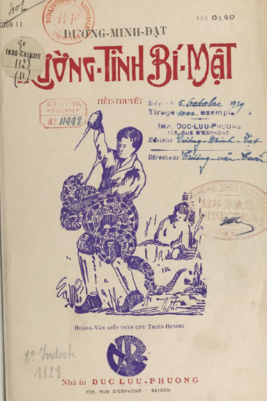 Trường Tình Bí Mật Cuốn 11 (NXB Đức Lưu Phương 1929) - Dương Minh Đạt, 36 Trang