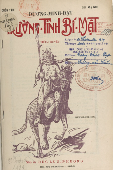 Trường Tình Bí Mật Cuốn 8 (NXB Đức Lưu Phương 1929) - Dương Minh Đạt, 36 Trang