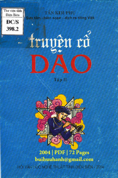 Truyện Cổ Dao Tập 2 (NXB Điện Biên 2004) - Tẩn Kim Phu, 72 Trang