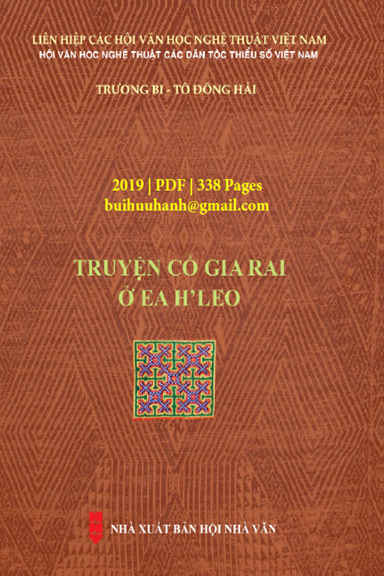Truyện Cổ Gia Rai Ở EA H'Leo (NXB Hội Nhà Văn 2019) - Trương Bi, 338 Trang