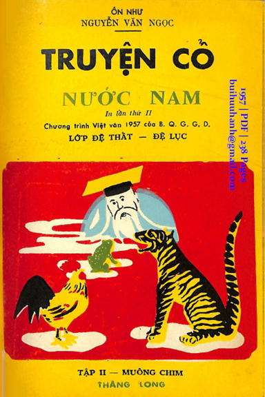 Truyện Cổ Nước Nam Tập 2-Muôn Chim (NXB Thăng Long 1957) - Nguyễn Văn Ngọc, 238 Trang