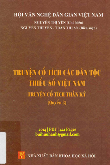 Truyện Cổ Tích Các Dân Tộc Thiểu Số Việt Nam Quyển 3 (NXB Khoa Học Xã Hội 2014) - Nguyễn Thị Yên