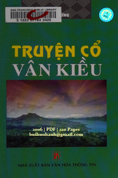 Truyện Cổ Vân Kiều (NXB Văn Hóa Thông Tin 2006) - Thu Hương, 220 Trang