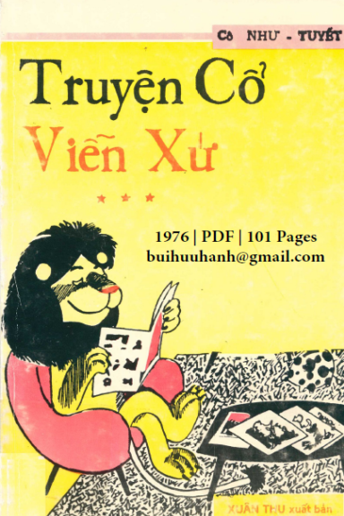 Truyện Cổ Viễn Xứ (NXB Xuân Thu 1976) - Cổ Như Tuyết, 101 Trang