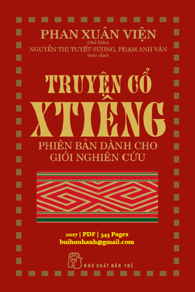 Truyện Cổ Xtiêng (NXB Trẻ 2017) - Phan Xuân Viện, 343 Trang